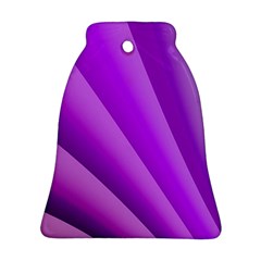 Gentle Folds Of Purple Ornament (bell)  by FunWithFibro