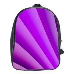 Gentle Folds Of Purple School Bags (xl)  by FunWithFibro