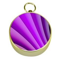 Gentle Folds Of Purple Gold Compasses by FunWithFibro