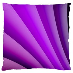 Gentle Folds Of Purple Standard Flano Cushion Case (one Side) by FunWithFibro