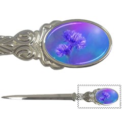 Purple Cornflower Floral  Letter Openers by yoursparklingshop