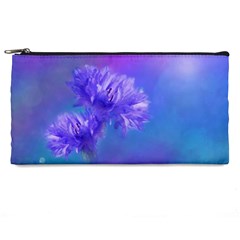 Purple Cornflower Floral  Pencil Cases by yoursparklingshop