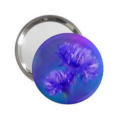 Flowers Cornflower Floral Chic Stylish Purple  2 25  Handbag Mirrors by yoursparklingshop