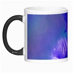 Flowers Cornflower Floral Chic Stylish Purple  Morph Mugs Left