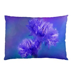 Flowers Cornflower Floral Chic Stylish Purple  Pillow Case by yoursparklingshop