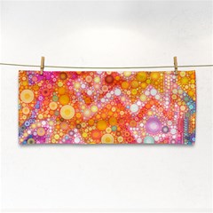 Sunshine Bubbles Hand Towel by KirstenStar