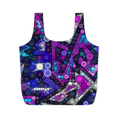 Hipster Bubbes Full Print Recycle Bags (M) 