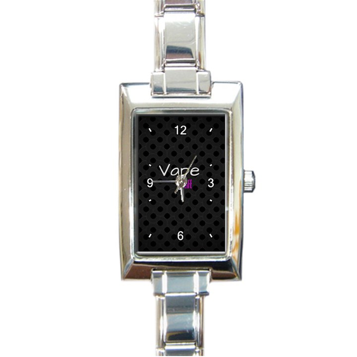 Vape Life Twirlz Rectangular Italian Charm Watch