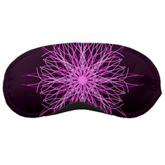 Pink Kaleidoscope Flower Mandala Art Sleeping Masks