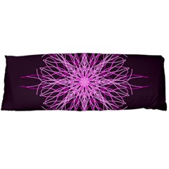 Pink Kaleidoscope Flower Mandala Art Body Pillow Case Dakimakura (two Sides) by yoursparklingshop