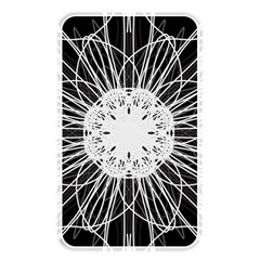 Black And White Flower Mandala Art Kaleidoscope Memory Card Reader by yoursparklingshop