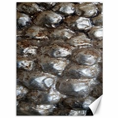 Festive Silver Metallic Abstract Art Canvas 36  X 48   by yoursparklingshop