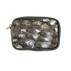 Festive Silver Metallic Abstract Art Coin Purse by yoursparklingshop