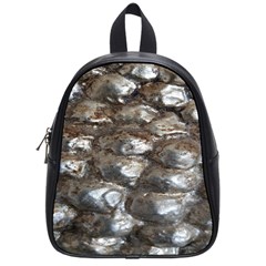 Festive Silver Metallic Abstract Art School Bags (small)  by yoursparklingshop