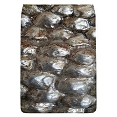 Festive Silver Metallic Abstract Art Flap Covers (l)  by yoursparklingshop