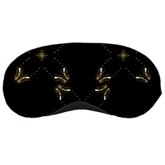 Festive Black Golden Lights  Sleeping Masks by yoursparklingshop