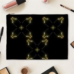 Festive Black Golden Lights  Cosmetic Bag (xl) by yoursparklingshop