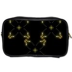 Festive Black Golden Lights  Toiletries Bags Front