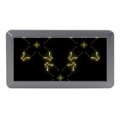 Festive Black Golden Lights  Memory Card Reader (mini) by yoursparklingshop