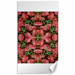 Floral Collage Pattern Canvas 40  X 72   by dflcprints