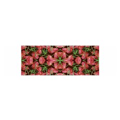 Floral Collage Pattern Satin Scarf (oblong) by dflcprints