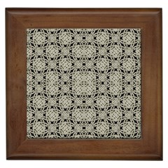 Interlace Arabesque Pattern Framed Tiles