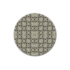 Interlace Arabesque Pattern Magnet 3  (Round)