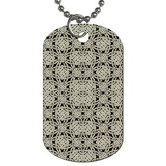 Interlace Arabesque Pattern Dog Tag (one Side) by dflcprints