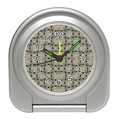 Interlace Arabesque Pattern Travel Alarm Clocks