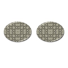 Interlace Arabesque Pattern Cufflinks (Oval)