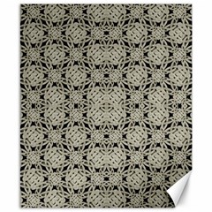 Interlace Arabesque Pattern Canvas 8  x 10 