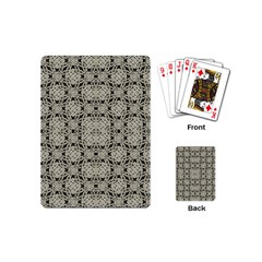 Interlace Arabesque Pattern Playing Cards (Mini) 