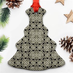 Interlace Arabesque Pattern Christmas Tree Ornament (2 Sides)