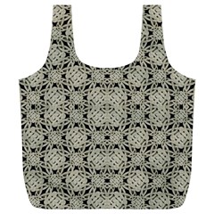 Interlace Arabesque Pattern Full Print Recycle Bags (L) 