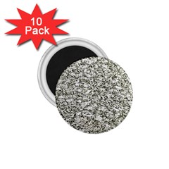 Black And White Abstract Texture 1 75  Magnets (10 Pack) 