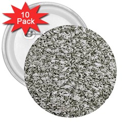 Black And White Abstract Texture 3  Buttons (10 Pack)  by dflcprints