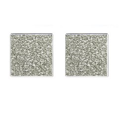 Black And White Abstract Texture Cufflinks (square) by dflcprints