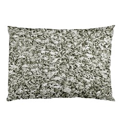 Black And White Abstract Texture Pillow Case by dflcprints