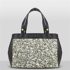 Black And White Abstract Texture Office Handbags by dflcprints