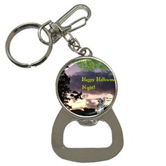 Happy Halloween Night Witch Flying Bottle Opener Key Chains by canvasngiftshop