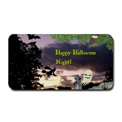 Happy Halloween Night Witch Flying Medium Bar Mats by canvasngiftshop