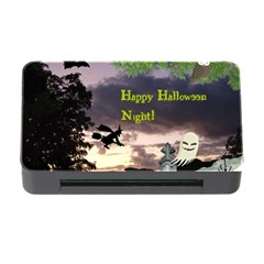 Happy Halloween Night Witch Flying Memory Card Reader With Cf by canvasngiftshop