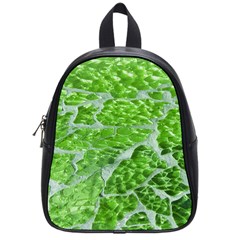 Festive Chic Green Glitter Shiny Glamour Sparkles School Bags (small)  by yoursparklingshop