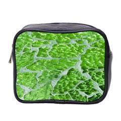 Festive Chic Green Glitter Shiny Glamour Sparkles Mini Toiletries Bag 2-side by yoursparklingshop