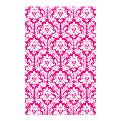 Hot Pink Damask Pattern Shower Curtain 48  X 72  (small)  by Zandiepants