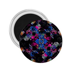 Stylized Geometric Floral Ornate 2 25  Magnets by dflcprints