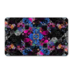 Stylized Geometric Floral Ornate Magnet (rectangular) by dflcprints