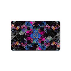 Stylized Geometric Floral Ornate Magnet (name Card) by dflcprints