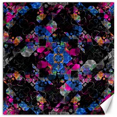 Stylized Geometric Floral Ornate Canvas 20  X 20   by dflcprints