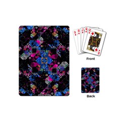 Stylized Geometric Floral Ornate Playing Cards (mini)  by dflcprints